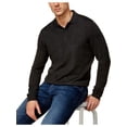 thumbnail image 1 of Club Room Mens Merino Wool Blend Polo Pullover Sweater, 1 of 1