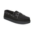 thumbnail image 1 of Club Room Mens Moccasin Slippers Shoes Small Black, 1 of 3