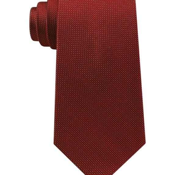 Club Room Mens Nonsolid Self-tied Necktie, Orange, One Size