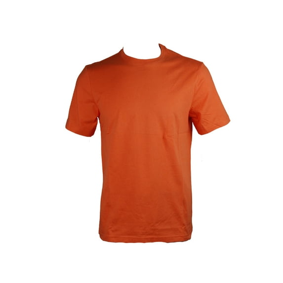 Club Room Mens Orange Short-Sleeve Paxton Crew-Neck T-Shirt S