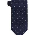 thumbnail image 1 of Club Room Mens Oxford Dot Self-tied Necktie, Blue, One Size, 1 of 1