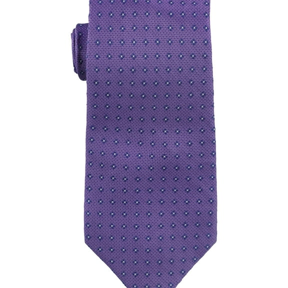 Club Room Mens Oxford Self-tied Necktie, Purple, One Size