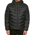 thumbnail image 1 of Club Room Mens Chevron Quilted Puffer Jacket, Black, X-Large, 1 of 1