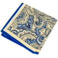 thumbnail image 1 of Club Room Mens Paisley Pocket Square, Yellow, One Size, 1 of 1