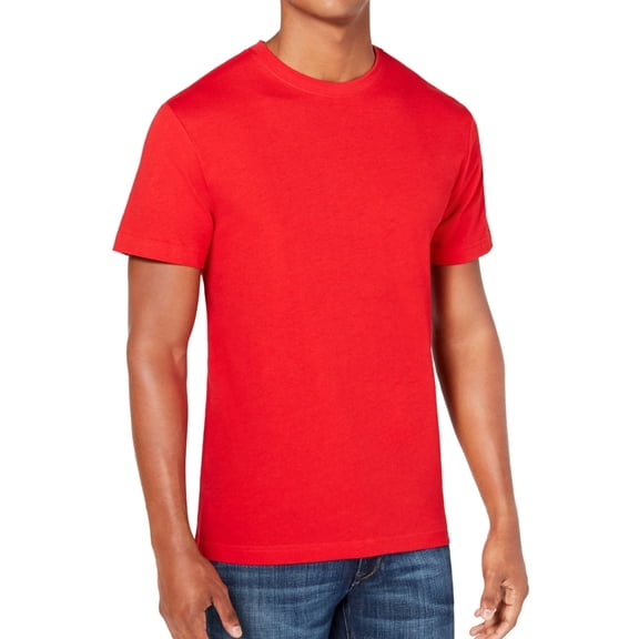 Club Room Mens Performance Basic T-Shirt, Red, XXX-Large