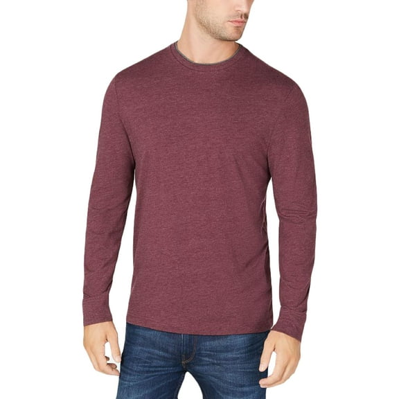 Club Room Mens Plus Cotton Crewneck T-Shirt