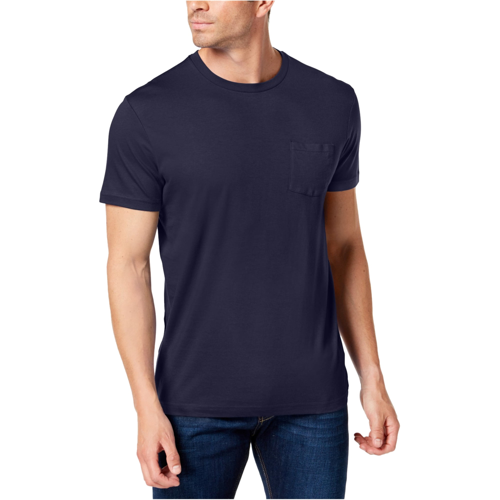 Club Room Mens Pocket Basic T-Shirt, Blue, Small - Walmart.com
