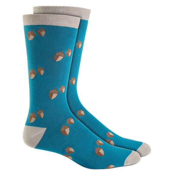 Club Room Mens Printed Long Crew Socks