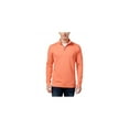 thumbnail image 1 of Club Room Mens Quarter-Zip Sweatshirt, Orange, Medium, 1 of 2