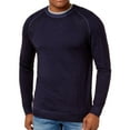 thumbnail image 1 of Club Room Mens Raglan Knit Sweater, Blue, Medium, 1 of 1