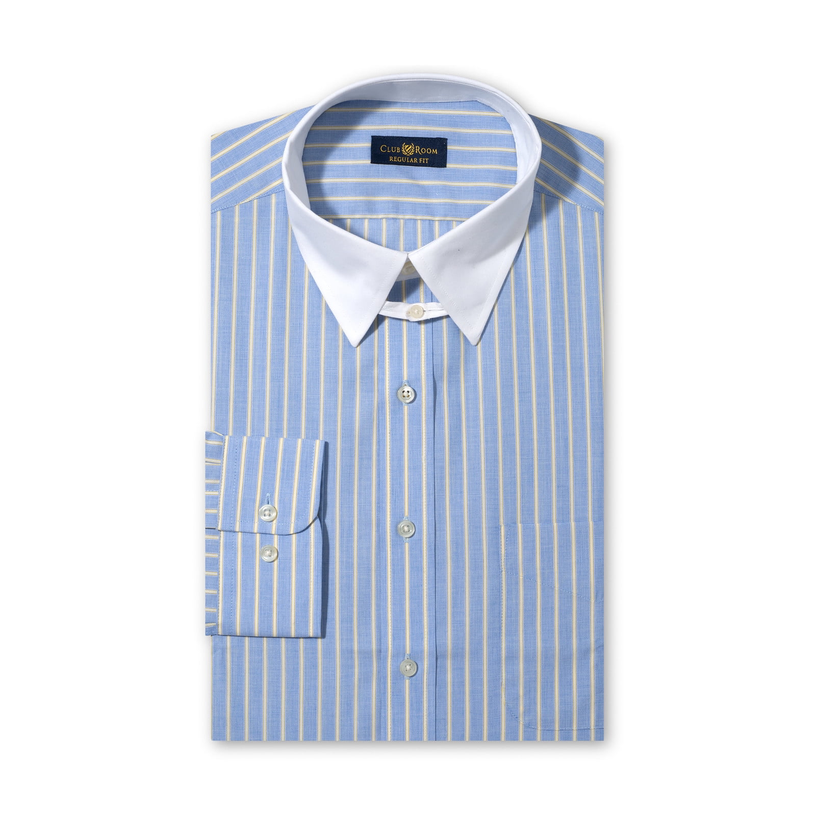 white christmas dresses Club Room Mens Regular fit Dress Shirt Medium 15-15.5 Long Sleeve Blac –  Bristol Apparel Co main image 1