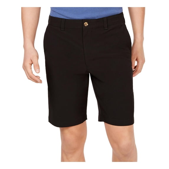 Club Room Men's 4 Way Stretch 9 Eco Tech Shorts Black Size 42