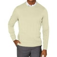 thumbnail image 1 of Club Room Mens Ribbed Knit Sweater, Off-White, XXX-Large, 1 of 2