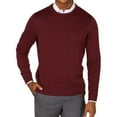 thumbnail image 1 of Club Room Mens Ribbed Knit Sweater, Purple, Small, 1 of 1