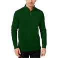 thumbnail image 1 of Club Room Mens Ribbed Pullover Sweater, Green, Small, 1 of 1