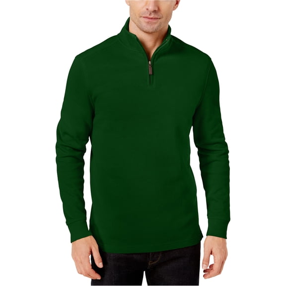 Club Room Mens Ribbed Pullover Sweater, Green, Small