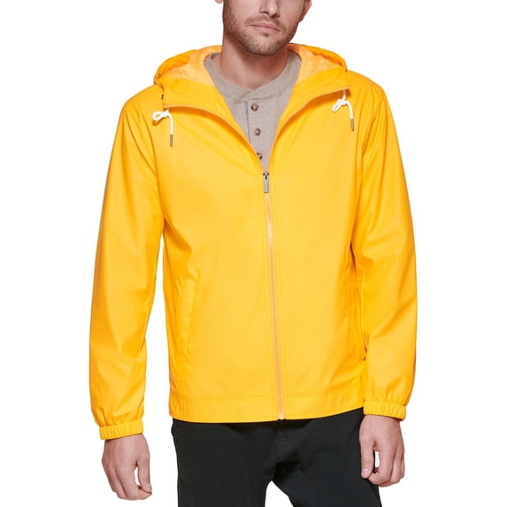 Club Room Mens Rubberized Lightweight Raincoat