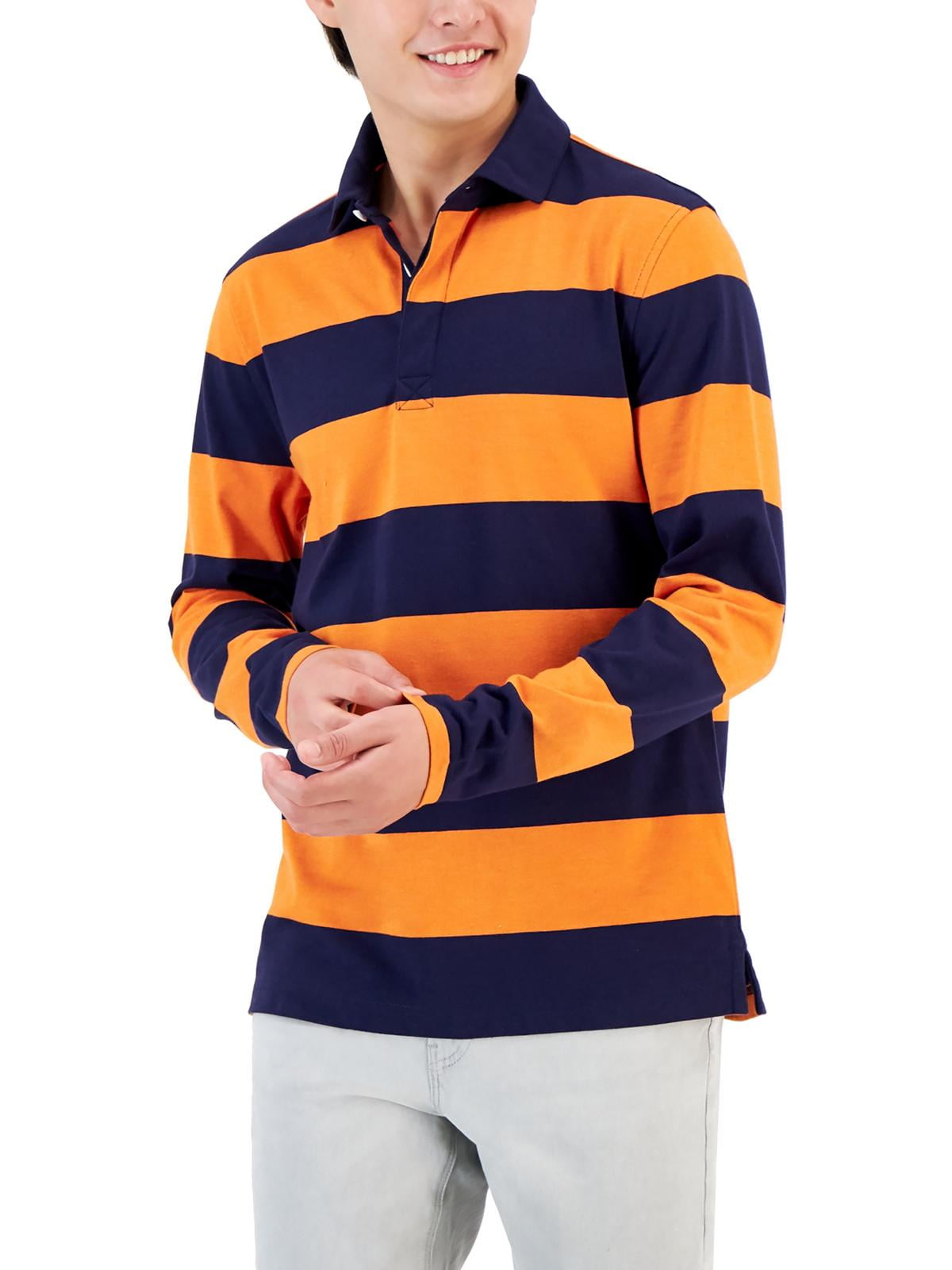 Club room long hot sale sleeve polo shirts