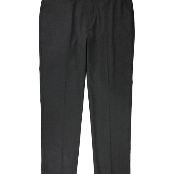 Club Room Mens Sharkskin Dress Pants Slacks, Grey, 38W x 33L