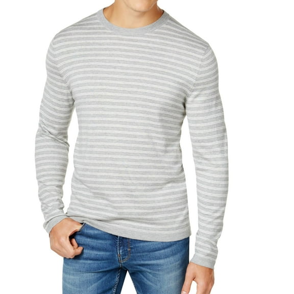 Club Room Mens Silk Blend Knit Basic T-Shirt, Grey, XXX-Large