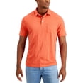 thumbnail image 1 of Club Room Mens Slub Short Sleeve Polo, 1 of 1