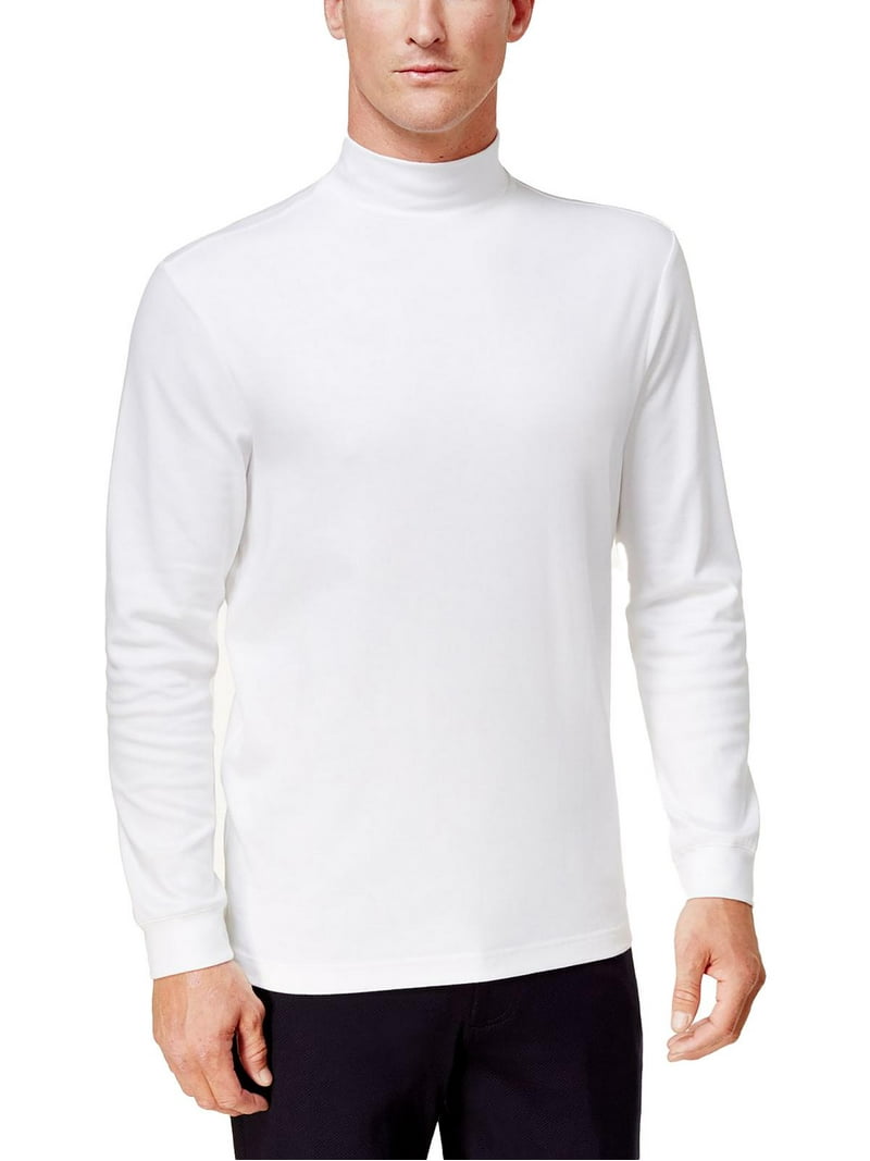 Club Room Mens Solid Turtleneck Shirt Bright White 2XL - Walmart.com
