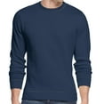 thumbnail image 1 of Club Room Mens Solid Tipped Cotton Crewneck Sweater (4XLT, Shark Eye Heather), 1 of 5