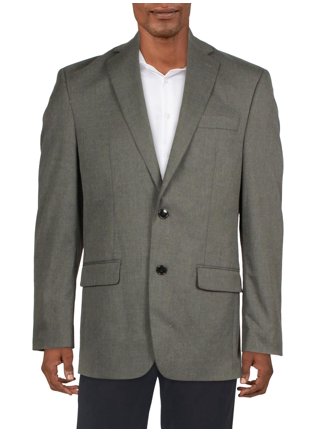 Club Room Mens Gray Suit Separate Two-Button Blazer Sportcoat 38R