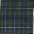 thumbnail image 1 of Club Room Mens Tartan Pocket Square, Green, One Size, 1 of 1
