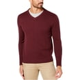 thumbnail image 1 of Club Room Mens Textured Pullover Sweater, Red, Medium, 1 of 1