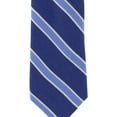 thumbnail image 1 of Club Room Mens The Odor Stripe Self-tied Necktie, Blue, One Size, 1 of 1