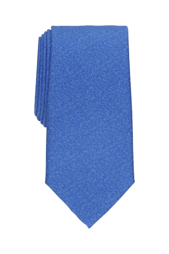 Mens Tie Miles Classic Necktie Blue Abstract