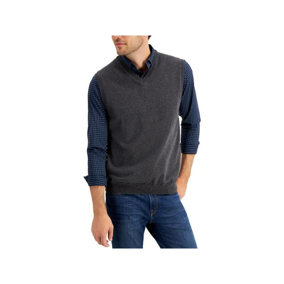 Club Room Mens V-Neck Pullover Sweater Vest
