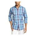 thumbnail image 1 of Club Room Men's Plaid Shirt Navy Size Small, 1 of 2