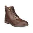 thumbnail image 1 of Club Room Mens Westin Faux Leather Round Toe Combat & Lace-up Boots, 1 of 1