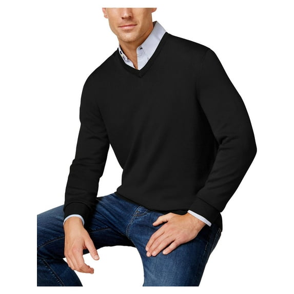 Club Room Mens Wool Blend V-Neck Sweater