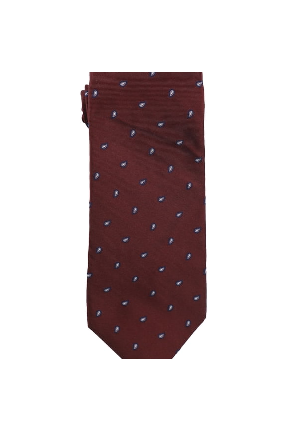 Mens Woolsey Pine Self-tied Necktie, Red, One Size