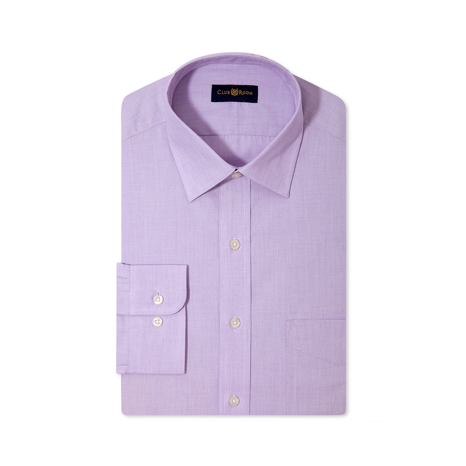 Club Room Mens Wrinkle Resistant Button Down Shirt (20-37/38 Tall,  Lavender) - Walmart.com