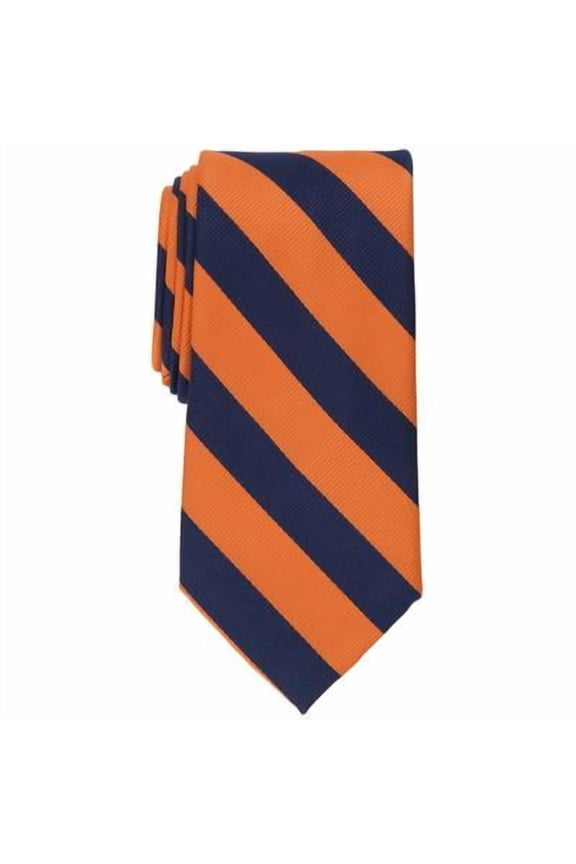 ORANGE Men's Classic Stripe Tie, US One Size
