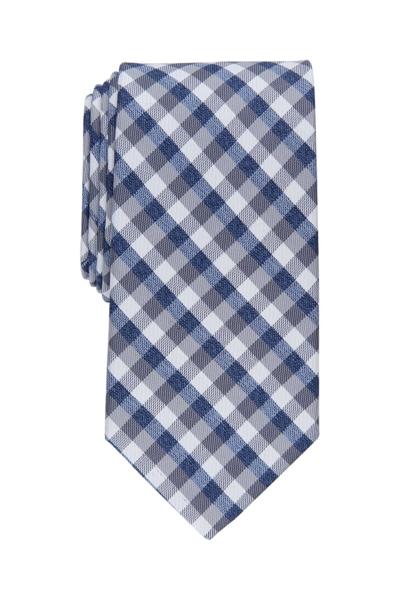 SILVER Men's Silva Check Tie, US One Size