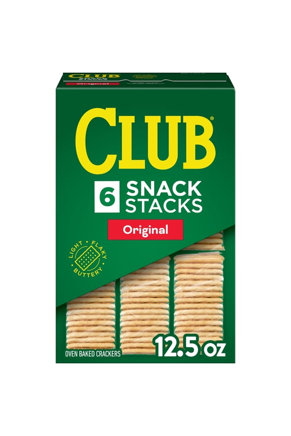 Snack Stacks Original Crackers, Lunch Snacks, 6 Count