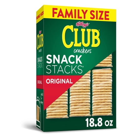 Club Snack Stacks Original Crackers, Lunch Snacks, 9 Count (Pack of 4)