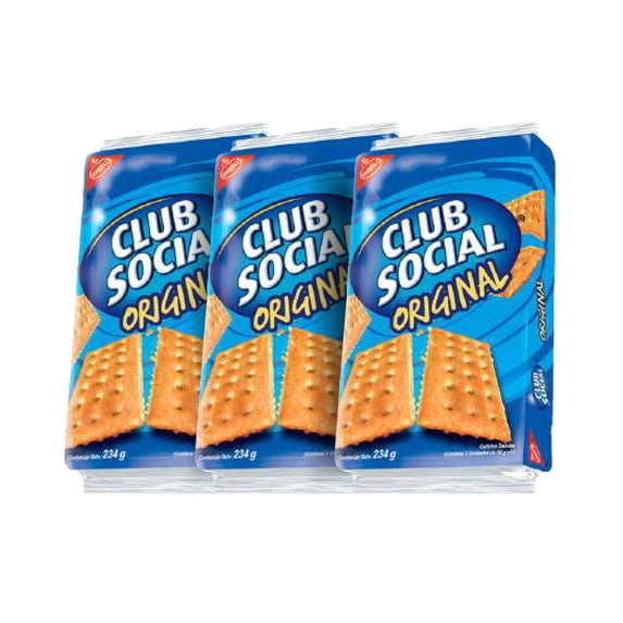 (3 pack) Club Social Original