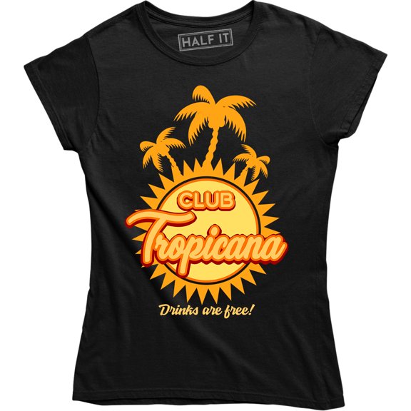Club Tropicana Women Funny Wham Music Pride Choose Life T-Shirt