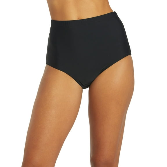 ClubSwim Tummy Control Solid High Waist Swim Brief Bottom, Briefs (Men’s)