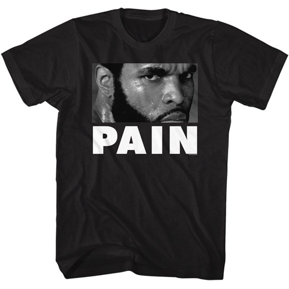 Rocky Clubber Pain Black Adult T-Shirt Xlt