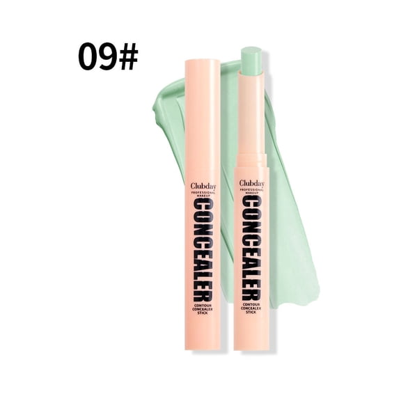 Clubday Waterproof Matte Concealer Contour Stick, Multi-Tone Corrector Buildable Coverage, Covers Blemishes Redness & Sculpts Natural Facial Dimension for Daily Use