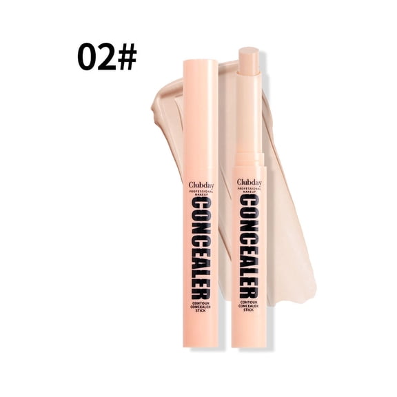 Clubday Waterproof Matte Concealer Contour Stick, Multi-Tone Corrector Buildable Coverage, Covers Blemishes Redness & Sculpts Natural Facial Dimension for Daily Use