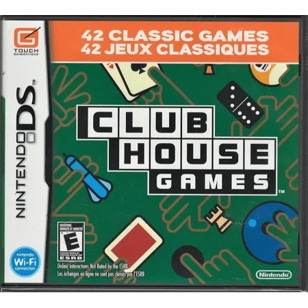 Clubhouse Games NDS (Brand New Factory Sealed US Version) Nintendo DS