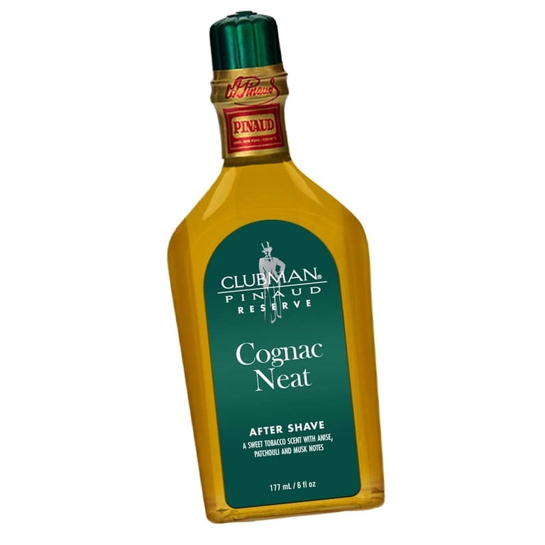 tobacco scented aftershave Clubman, After Shave Lotion, 6 fl oz, Cognac Neat Scent